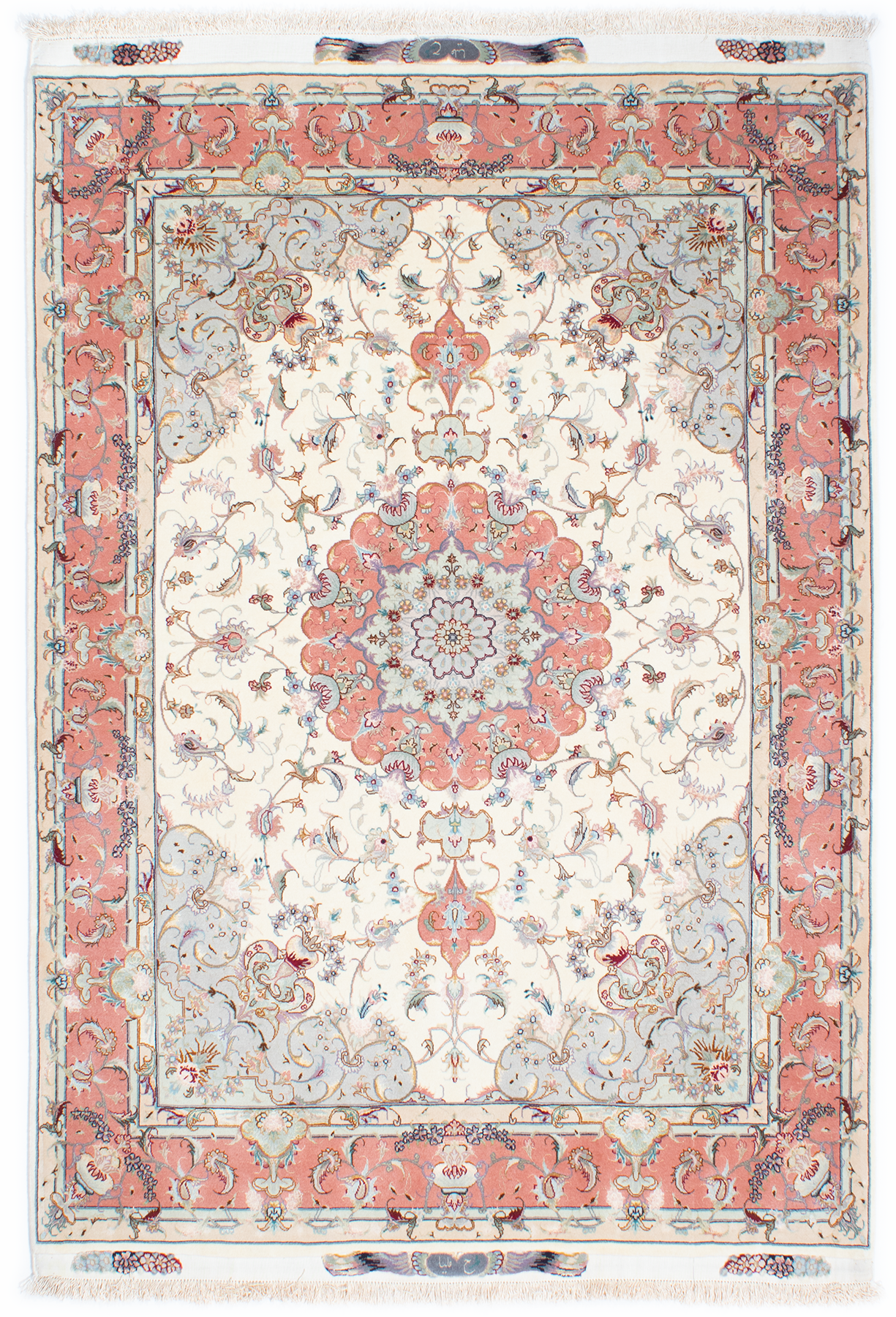 Oriental Tabriz auf Seide