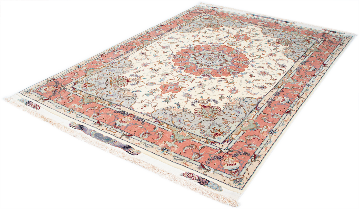 Oriental Tabriz auf Seide