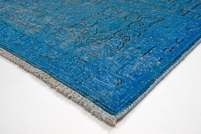 Vintage Teppich Darya Blau