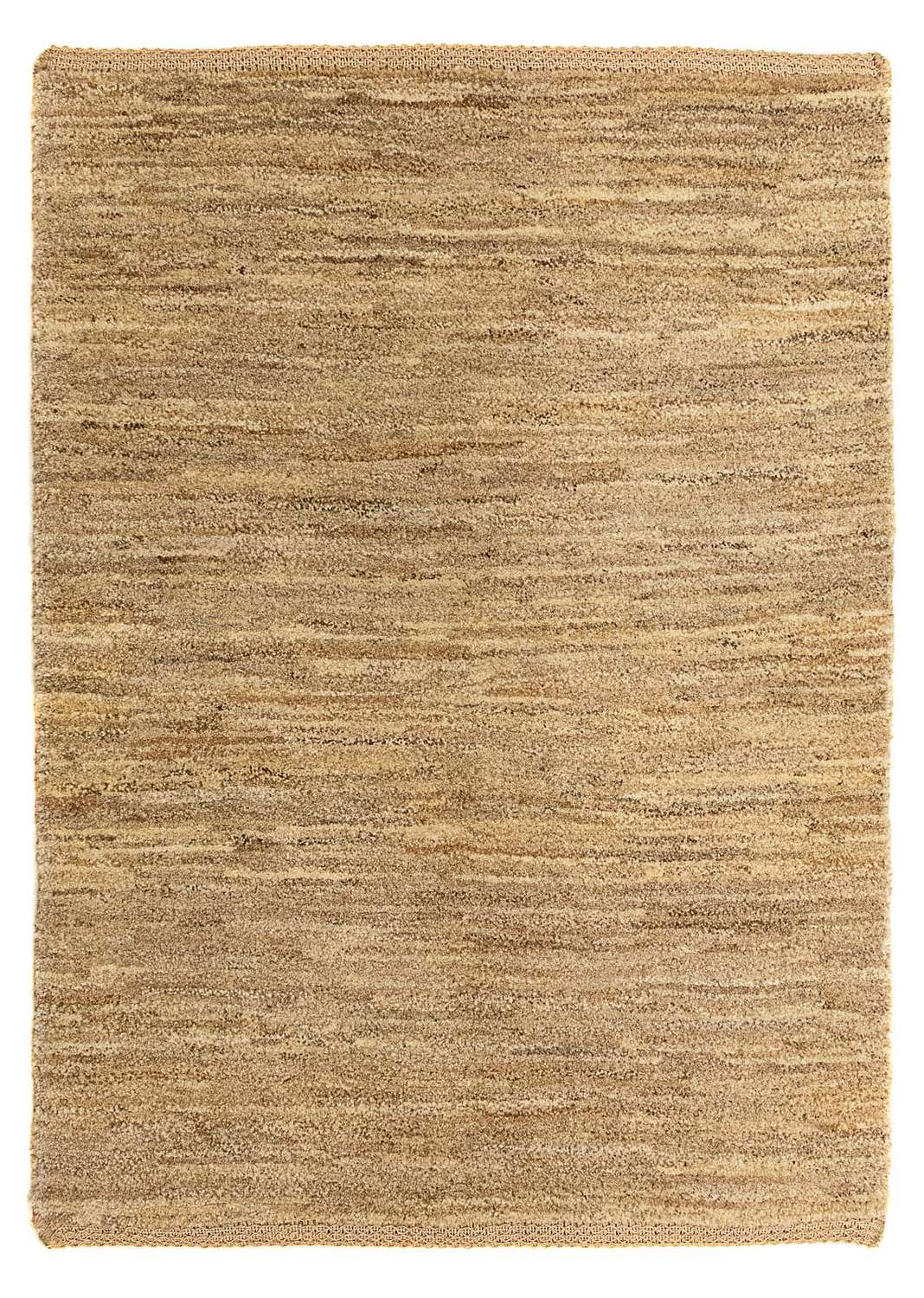 Teppich Fußmatte Beige Wolle